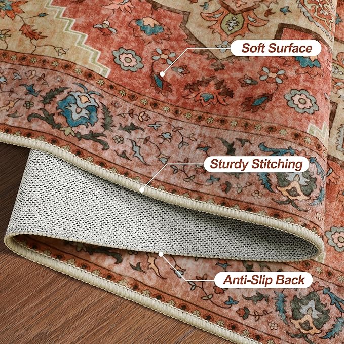 angsoo Vintage 2x3 Washable Rug - Image 4
