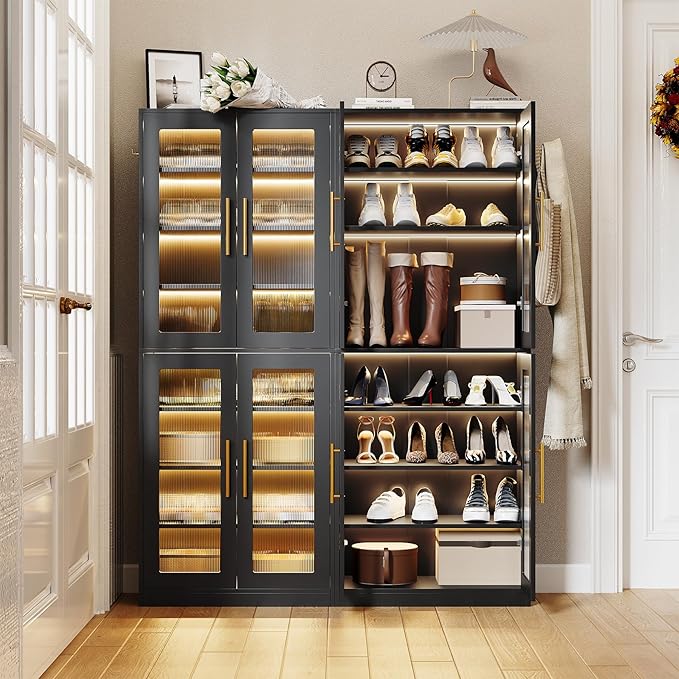 LITTLE TREE Stylish 8-Tier Vertical Shoe Rack - Image 2