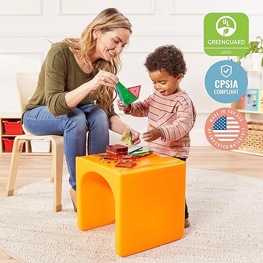 ECR4Kids Tri-Me Table and Cube Chair Set - Image 7