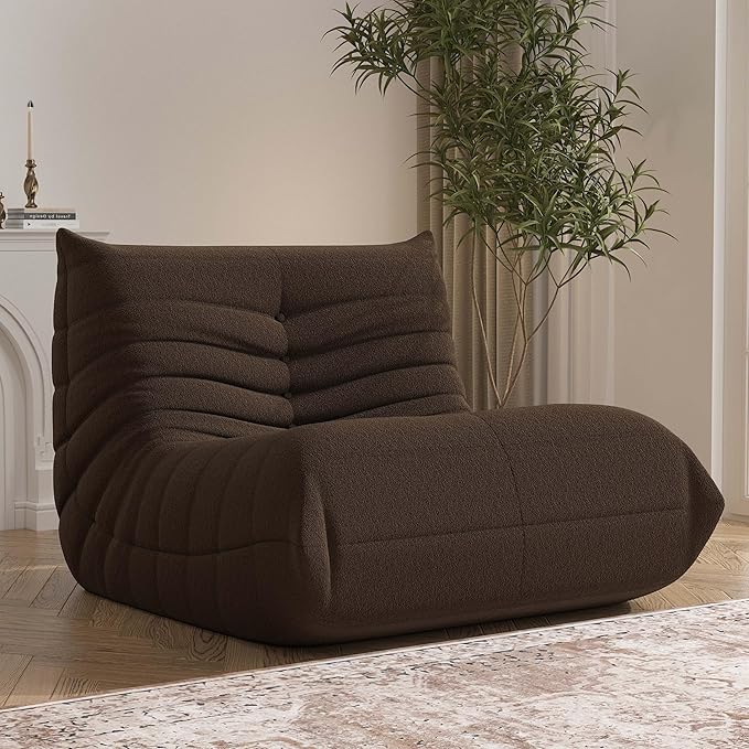 Bean Bag Chair, Memory Foam Bean Bag Sofa Large Bean Bag Chair by Unknown