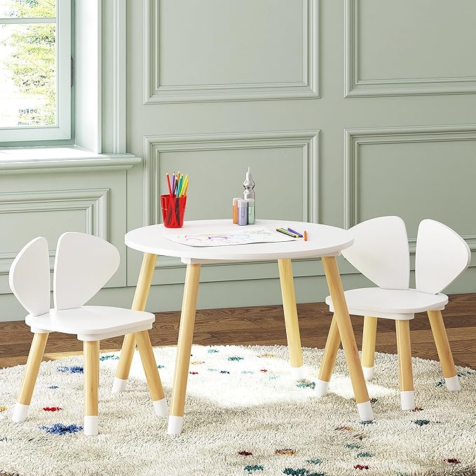 UTEX Kids Table and Chair Set, Toddler Table - Image 2