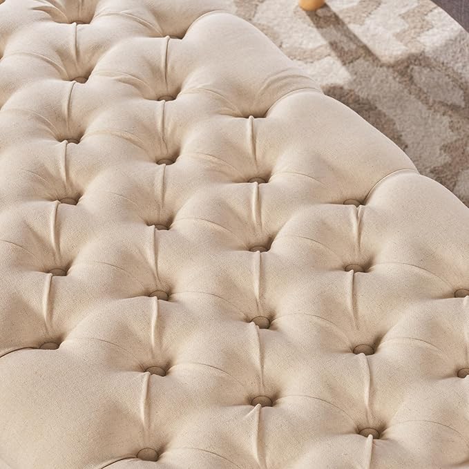 Ball & Cast 50" Upholstered Storage Ottoman - Image 8