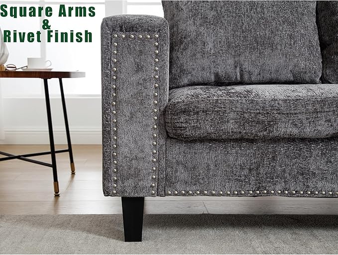 Ball & Cast 104.5" L Shaped Sectional Couch - Image 4