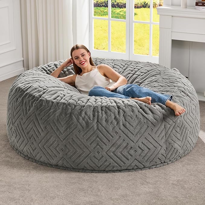 Hobestluk Bean Bag Chairs Adults Beanbag Chair by YourHomeDeservesMore