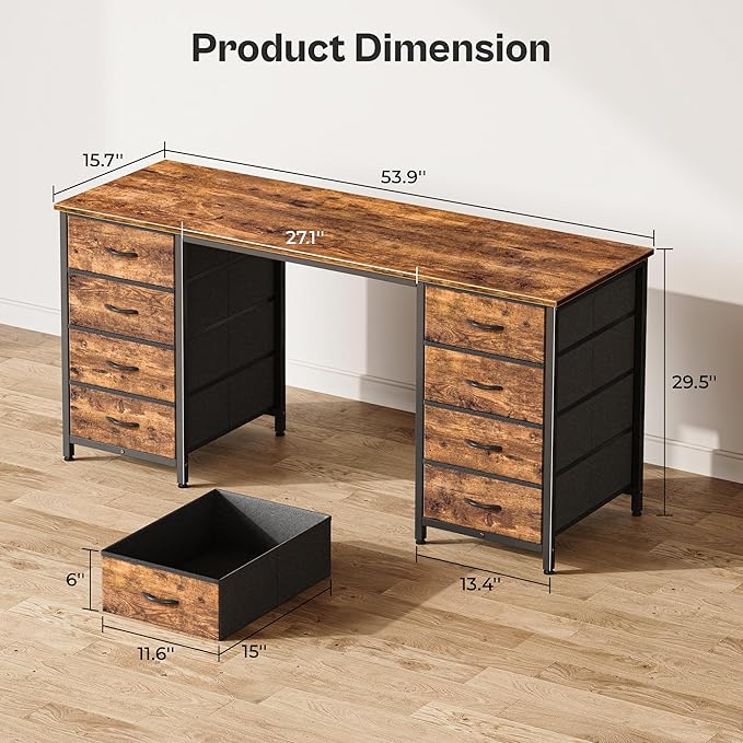 Huuger 55 Inch Computer Desk - Image 2