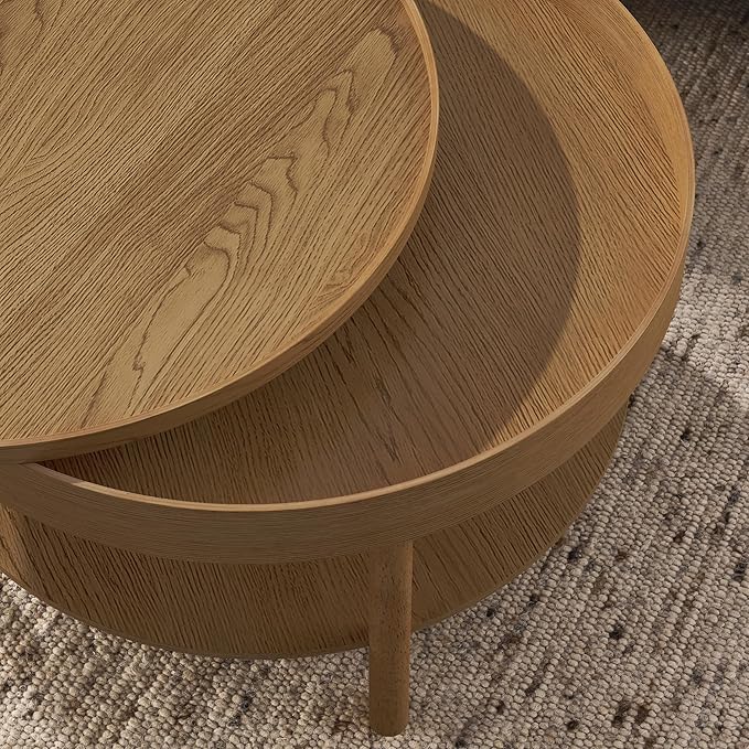 Round Coffee Table, Living Room Table - Image 4