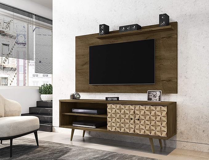 Manhattan Comfort Liberty Mid Century Modern TV Stand - Image 11