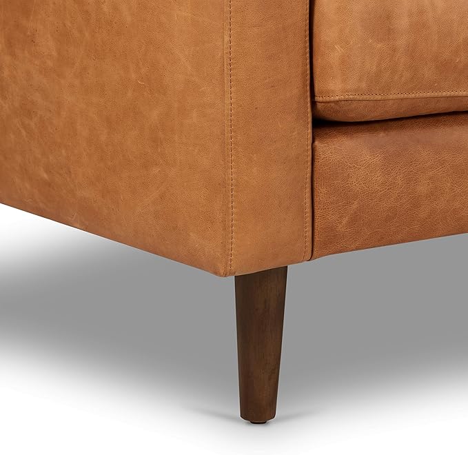 POLY & BARK Napa Leather Corner Sectional Sofa in Full-Grain Pure-Aniline - Image 7