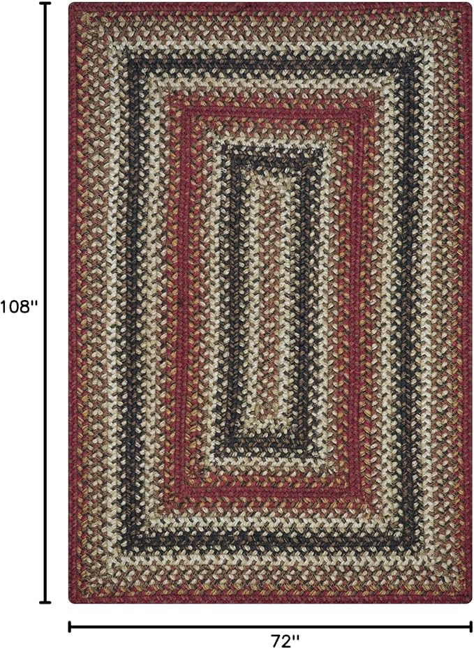 Homespice Chester 6x9' Braided Area Rug - Image 2