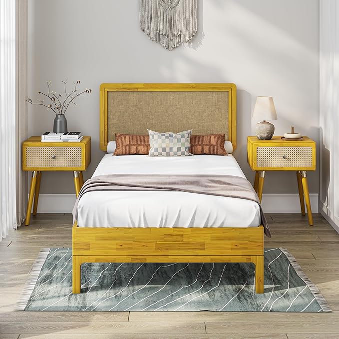 Bme Nipe 14 Inch Bohemian Bed Frame by Bme