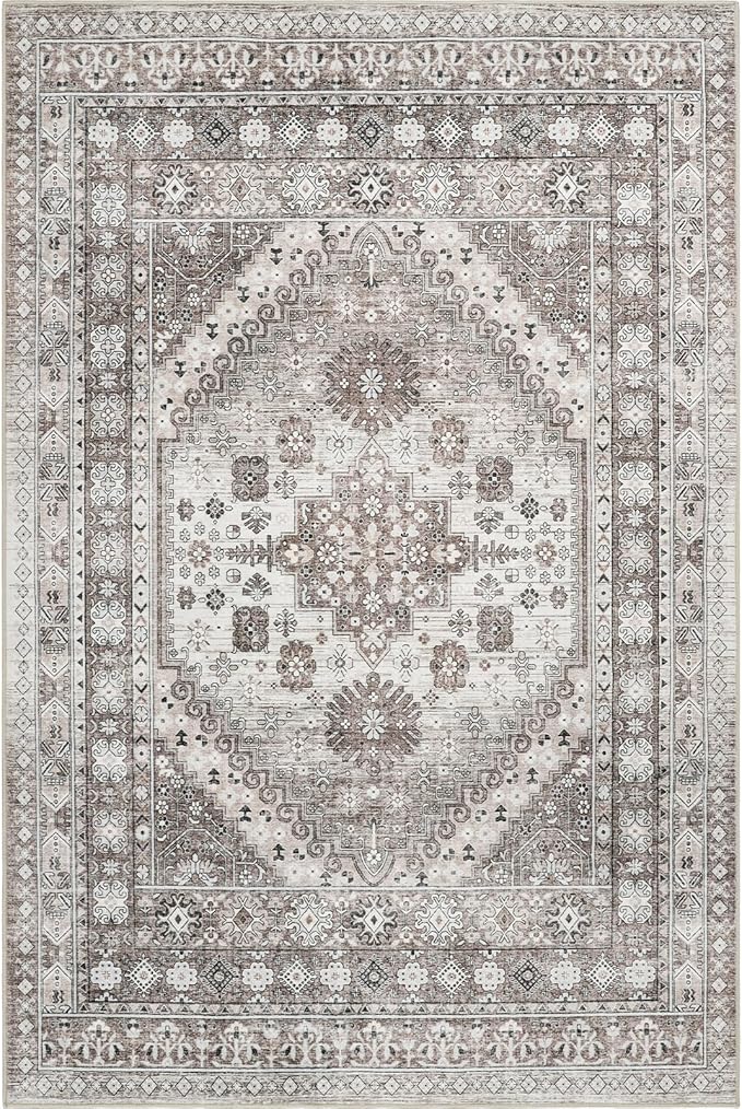 zesthome 3x5 Area Rug Ultra Soft Washable Rug, Non Slip Area Rug Indoor Entrance - Image 2
