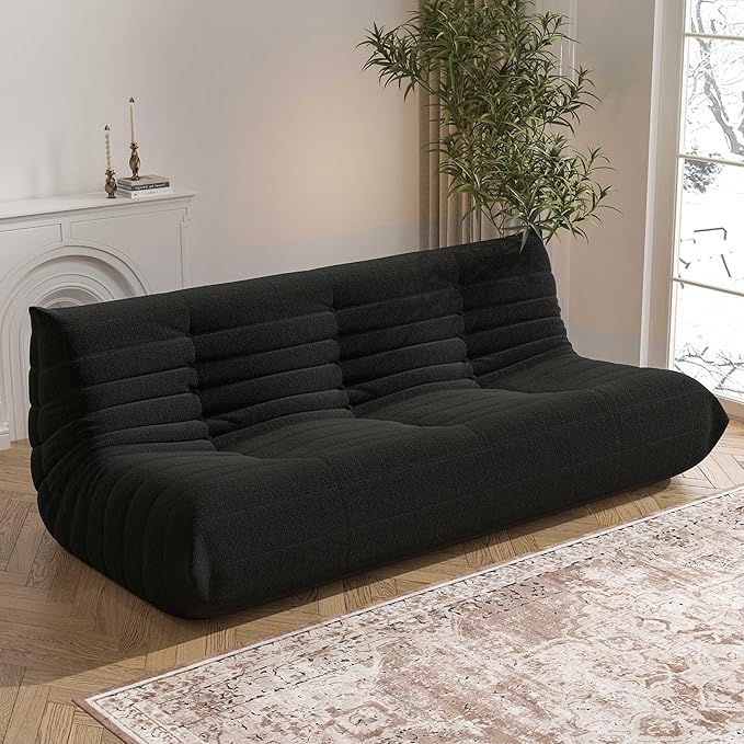 Big Bean Bag Chairs for Adults, 3 Seater Large Bean Bag Chair Sofa, Fireside - Image 3