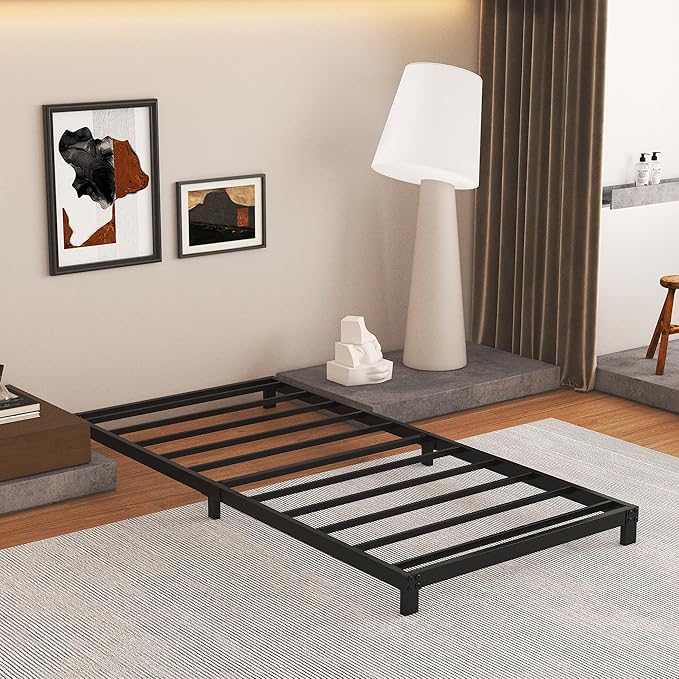 5 Inch Low Bed Frame Twin, Heavy Duty Twin Bed Frames Low Profile, No Box - Image 7