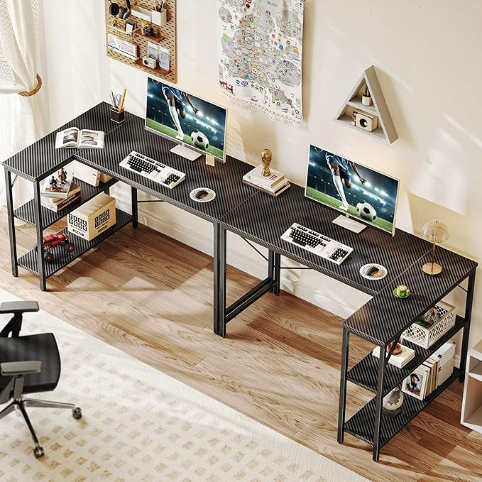 Huuger L Shaped Desk, 47 Inch Gaming & Home Office Desk - Image 5