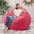 3.5FT Bean Bag Chairs Teardrop Bean Bag Chair by Cansunna