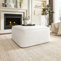 Christopher Knight Home Isa Velvet Ottoman Footstool, Square Pouf Poufee by ChristopherKnightHome