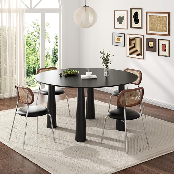 Casaphoria 59" Round Dining Table, Kitchen Table - Image 4
