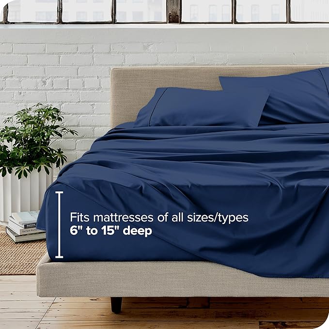 Bare Home Split California King Sheet Set - Image 6