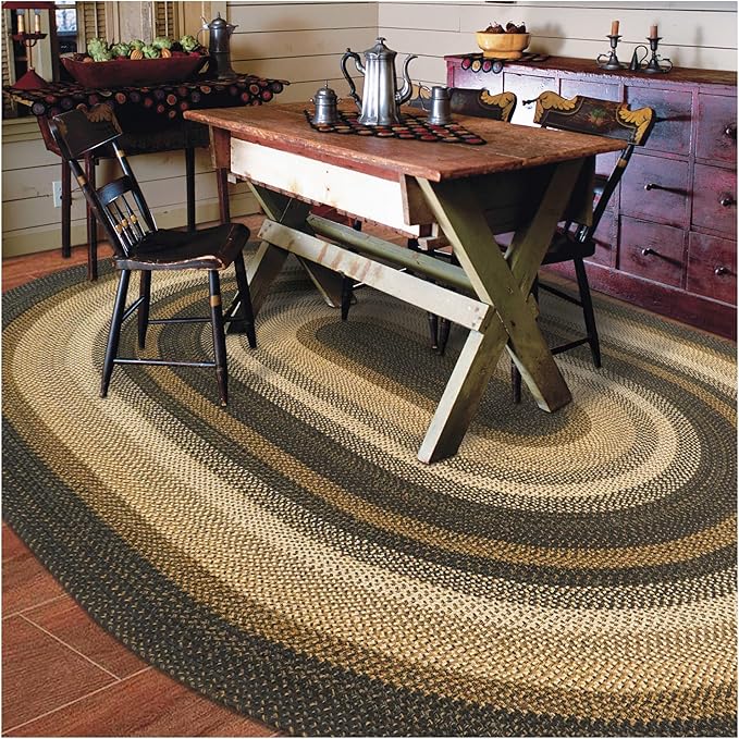 Homespice Kilimanjaro Premium Jute Braided Area Rug, Reversible, Natural Jute - Image 10