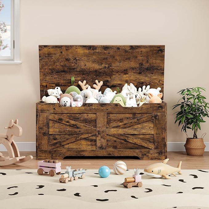 GarveeHome 39.4" Storage Chest, Toy Chest - Image 2