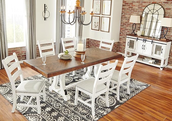 Signature Design by Ashley Valebeck Vintage Farmhouse Cushioned Dining Chair - Image 15