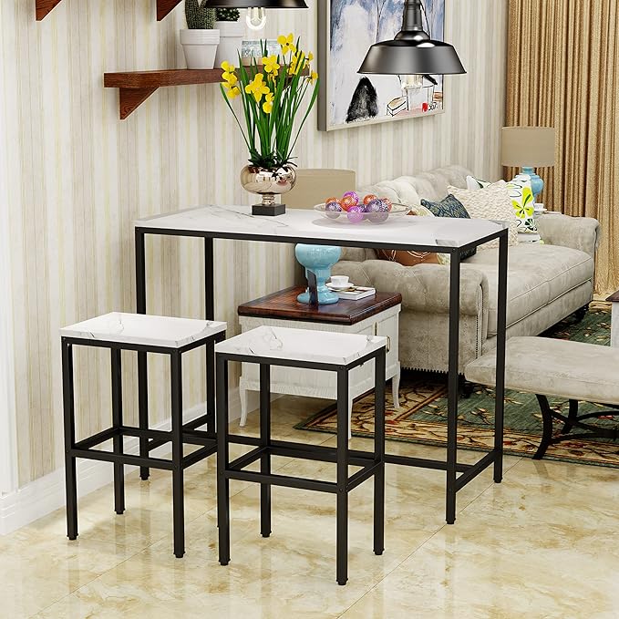 Aklaus Bar Table Set, Counter Height Bar Table - Image 7