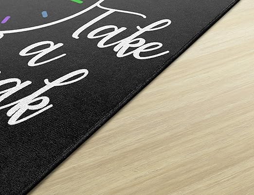 Flagship Carpets Take A Break Childrens Time Clock Classroom Entryway or Home - Image 2
