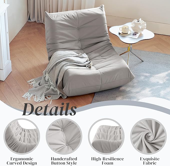 Bean Bag Chair, Fireside Chair Bean Bag Sofa - Image 3