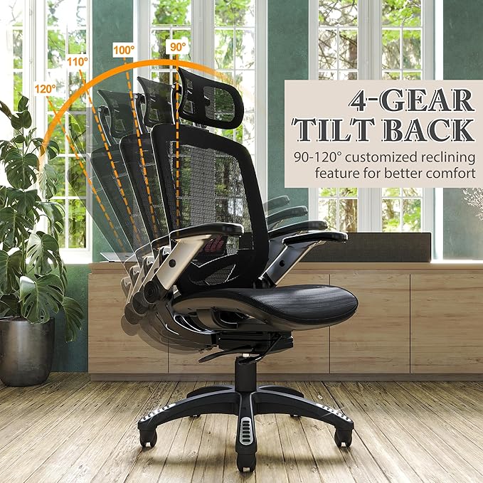 GABRYLLY Ergonomic Office Mesh Chair, High-Back Desk Chair - Image 6