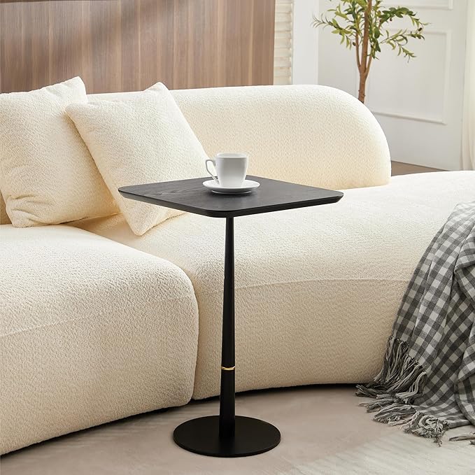 Small Side Table for Small Spaces Living Room, Tall End Side Table for Sofa - Image 3
