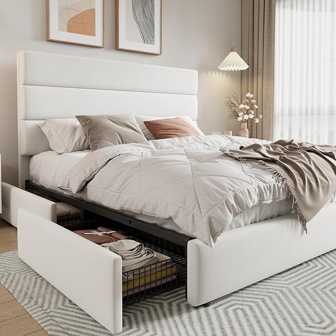 Allewie Modern Full Size Platform Bed Frame by Allewie