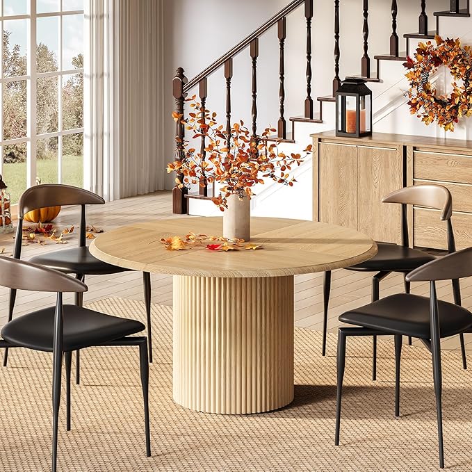 LITTLE TREE 47 Inches Round Dining Table - Image 6
