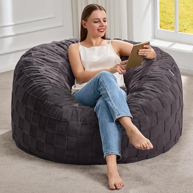 Hobestluk Bean Bag Chairs Beanbag Chair by YourHomeDeservesMore