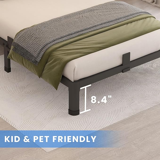 MAF 10 Inch Twin Size Metal Platform Bed Frame - Image 4