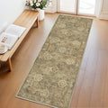 GENIMO 2X5 Hallway Runner Rug, Machine Washable Non Slip Vintage Floral by GENIMO
