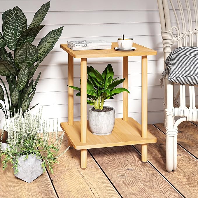2-Tier End Table, Minimalist Modern - Image 6