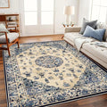 Area Rug 5'x7' Washable Rug Traditional Floor Cover Thin Retro Kitchen Indoor by CHAMPLANT