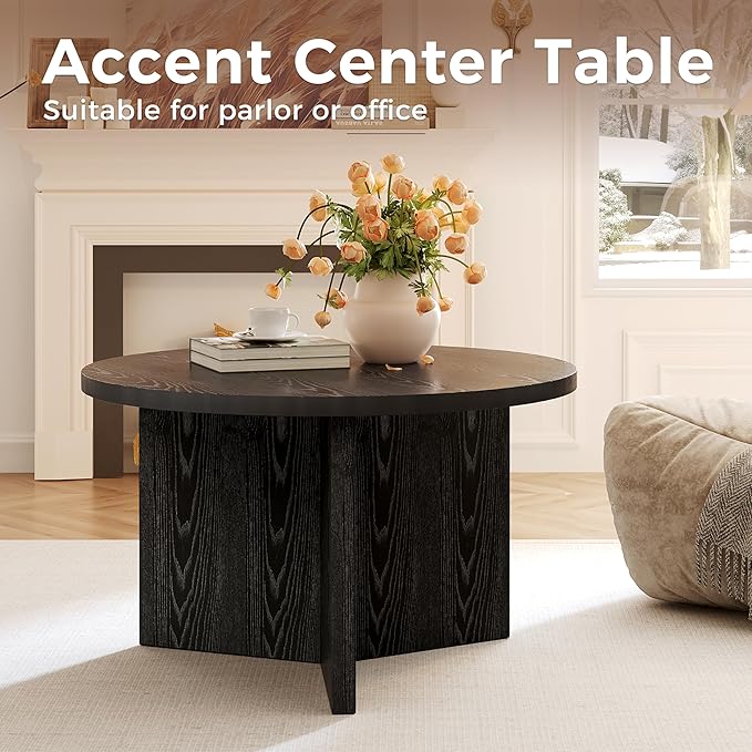 Luoxiao Small Round Coffee Table - Image 5