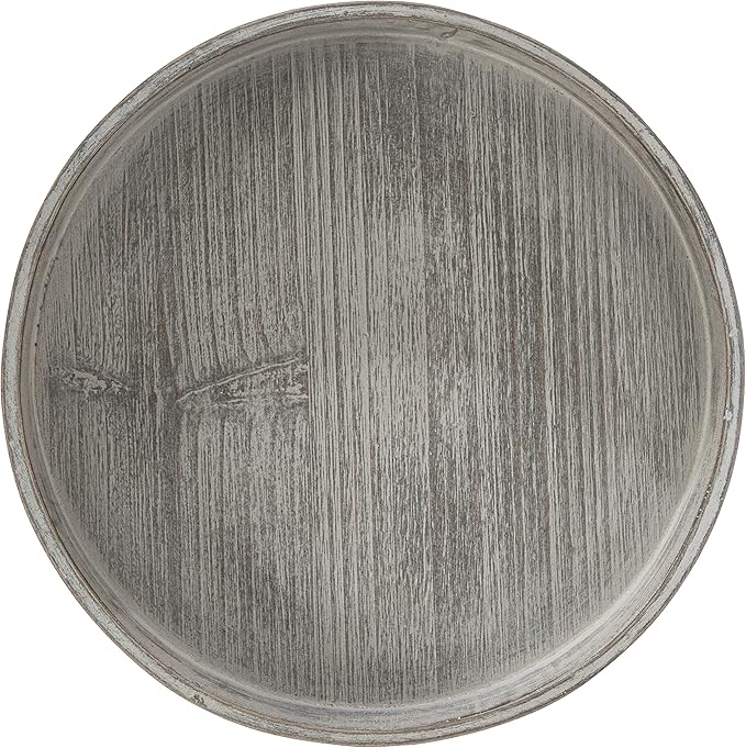 Kate and Laurel Bellport Farmhouse Drink Table, Decorative Coastal Cocktail - Image 6