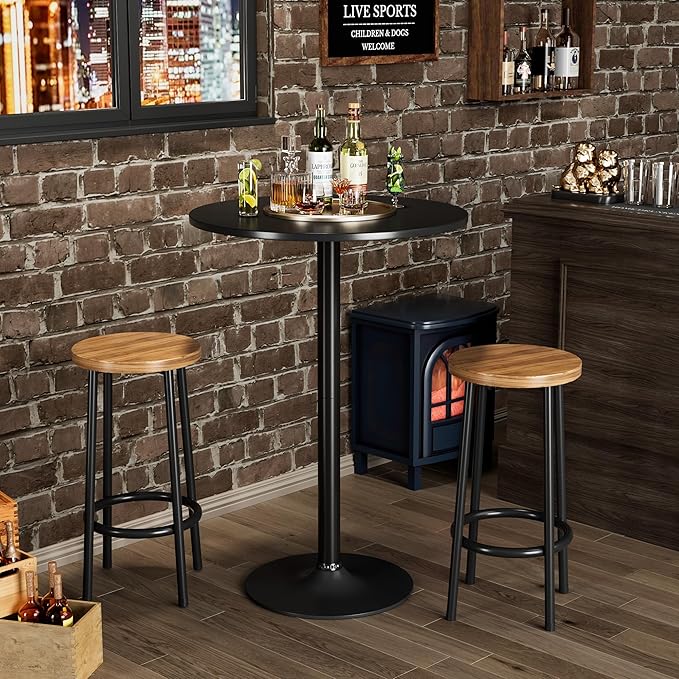 Shahoo Round Bar Table, Cocktail Tables - Image 8