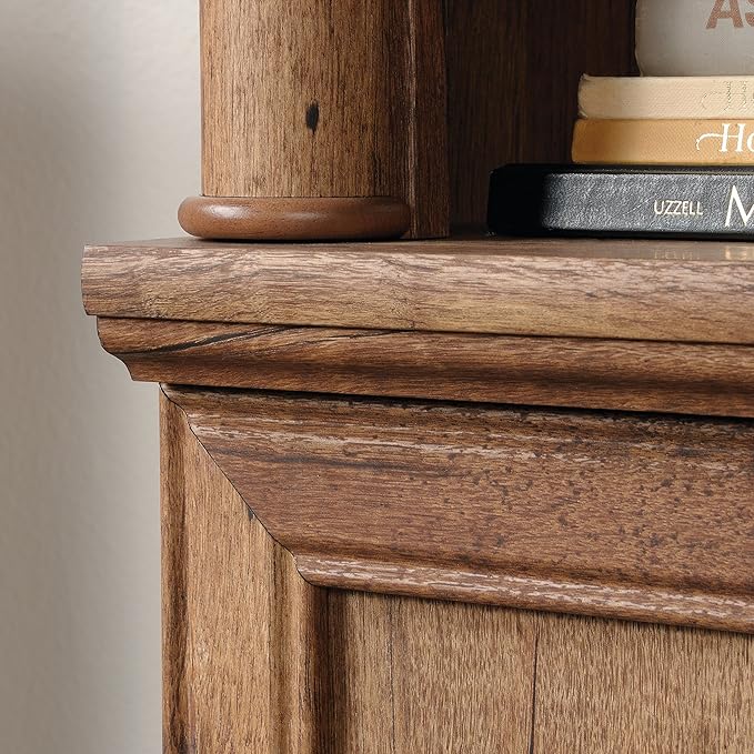 Sauder Palladia Library with Doors/Book Shelf, L: 29.37" x W: 13.90" x H: 71.85" - Image 7