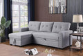 Devion Furniture Philly 4-in-1 Convertible L Shaped Couch by DevionFurniture