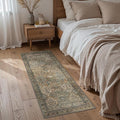 GENIMO 2x5 Runner Rugs for Hallway, Machine Washable Non Slip Vintage Rugs by GENIMO