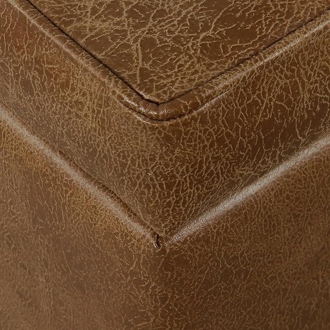 HomePop Square Tufted Storage Ottoman - Image 6