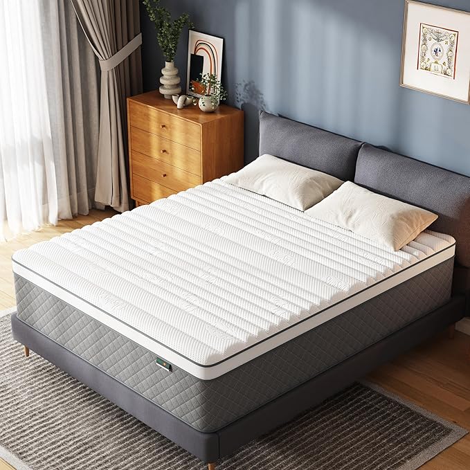 14 Inch Queen Mattress, Cooling-Gel Memory Foam and Pocket Spring Hybrid - Image 4