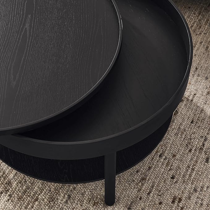 Circular Coffee Table, Living Room Table - Image 4