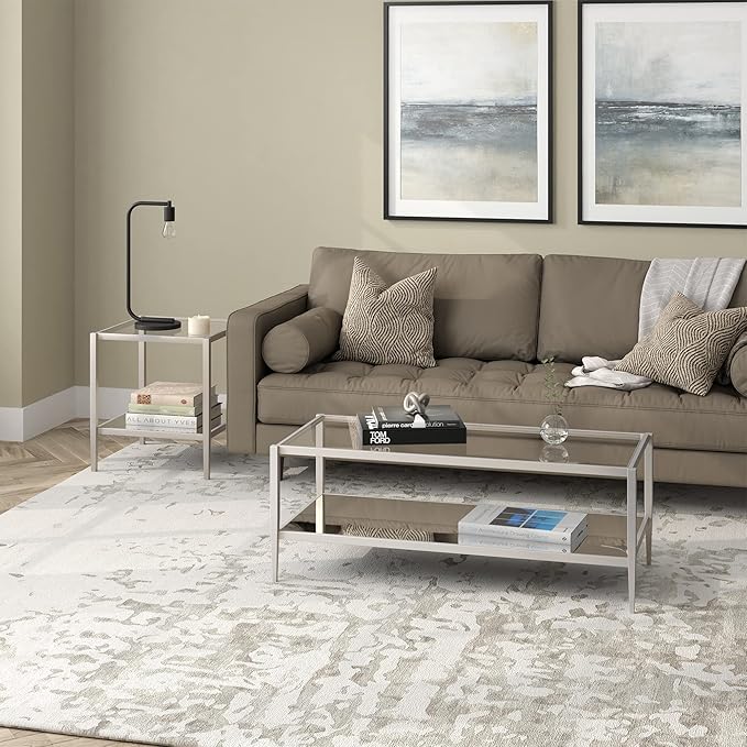 Henn&Hart 45" Wide Rectangular Coffee Table - Image 6