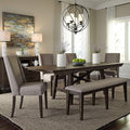 LIBERTY FURNITURE INDUSTRIES, INC. Double Bridge Optional 6 Piece Trestle Table by LibertyFurniture