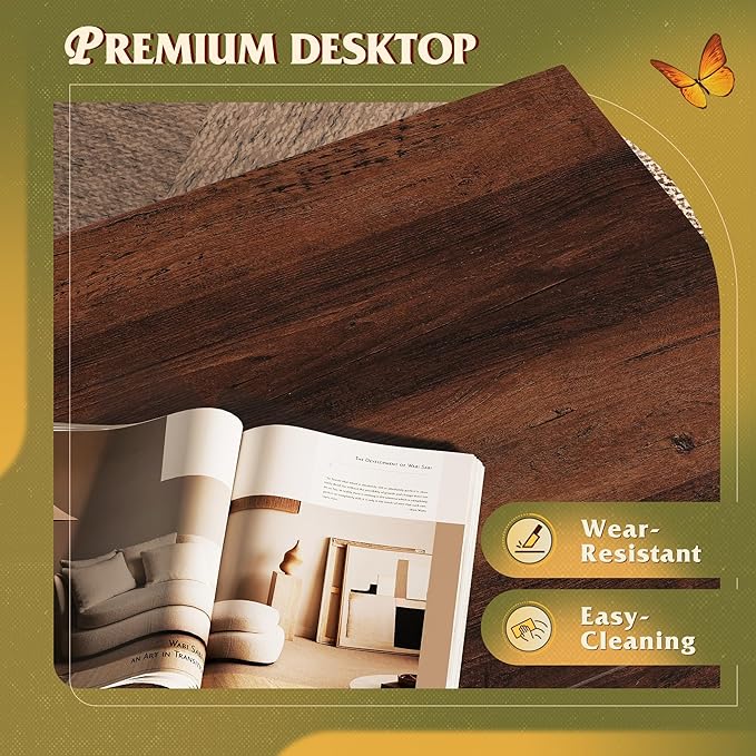 WLIVE Coffee Table, Farmhouse Coffee Table - Image 6