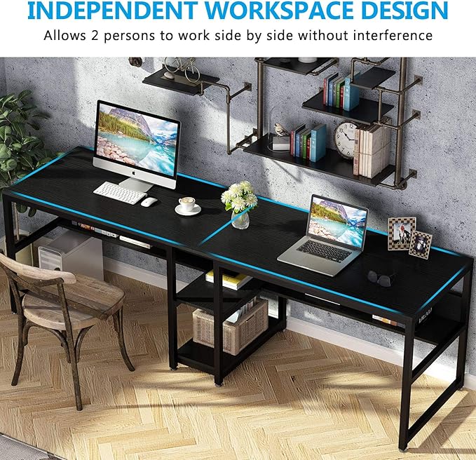 Tribesigns Two Person Desk - Image 7
